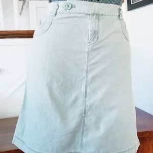 Gap Light Blue Corduroy Skirt